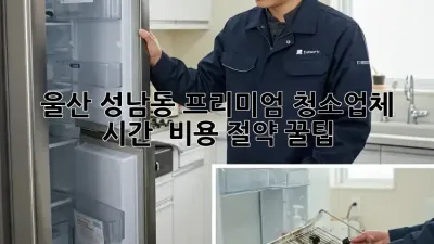울산 성남동 프리미엄 청소업체 ✨ 시간 & 비용 절약 꿀팁!