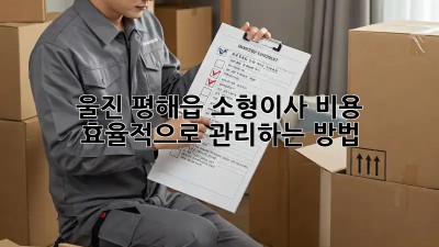 울진 평해읍 소형이사, 비용 효율적으로 관리하는 방법!